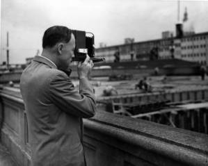 Photographer on Bridge