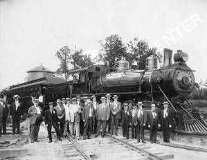 Arrival of the Atlanta, Birmingham & Atlantic Railroad