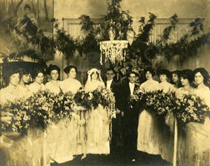 Hugh M. Dorsey, Adair Wilkinson & Wedding Party
