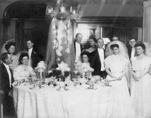 Wedding Party of John N. Goddard and Mary Nicholson