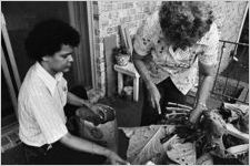 Julian Bond and mother