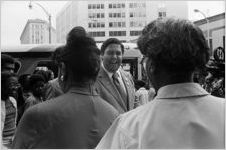 Maynard Jackson Campaigning