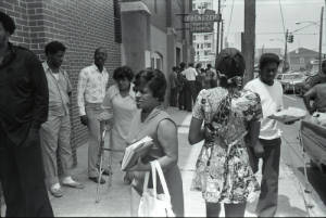 Aftermath of Alberta Williams King murder