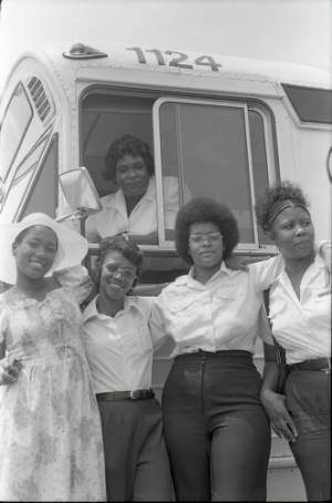 First female MARTA bus drivers