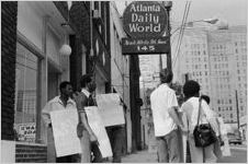 Picketing the Atlanta Daily World