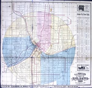 R. L. Polk & Co's City Directory Map of Atlanta
