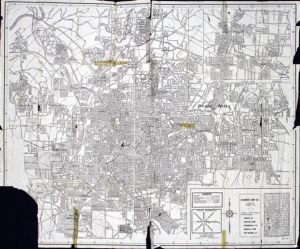 Mr. Gilmore's Official City Map of Atlanta and Suburbs