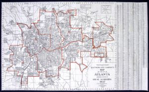 Southern Map Company's Map of the City of Atlanta Showing System of House Numbering