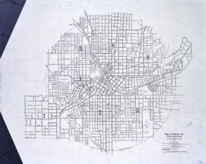 Map of Atlanta, Ga., Showing Water Mains