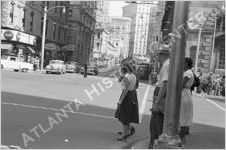 Pedestrians, circa 1960