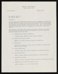 Race relations, 1969-1970 - Letter from Emory president, Sanford S. Atwood, to James R. Gavin III and James A. Brown, regarding the list of requests provided by the Black Student Alliance - May 30, 1969
