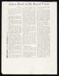 Race relations, 1969-1970 - Speech by Julian Bond on the “Racial Crisis” given at the 52nd annual meeting of the American Council on Education