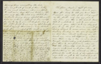 Letter from Michael Marshall (Tenleytown, Maryland [Washington, D.C.]) to his mother, Mary Marshall. Michael was a solider in the United States Army, 17th Infantry Regiment, Company A, and died at the Battle of Globe Tavern in 1864 - September 9, 1862