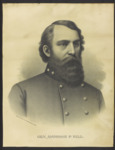 Engraving of Confederate General Ambrose P. Hill, published by Kurz & Allison