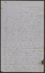 Letter from Harrison A. Shuler (near Richmond, Virginia) to "My Dearest Father". Harrison A. Shuler served in Company D of the 3rd South Carolina Battalion - August 1, 1862