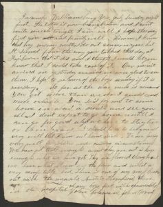 Letter from Felix B. Thornton (Williamsburg, Virginia) who served in Company C of the 53rd Georgia Infantry Regiment
