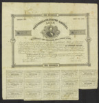 Confederate Bond approved by Congress on August 19, 1861, matures January 1, 1871, engraved by B. Duncan, Columbia, S.C., No. 612, $100.00/8%