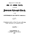 Selections from the Book of common prayer, in use in the Protestant Episcopal Church in the Confederate States of America : part I, containing the order for daily morning and evening prayer, the litany, and occasional collects.