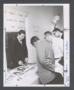 School of Dentistry, 1960s - Fred Cameron presenting "Living Dentures"