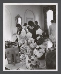 School of Nursing - Flowers in the vase at social gathering