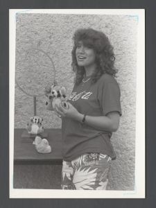 Emory Miscellany - Woman selling plush animals