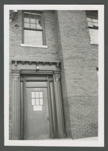 Dental School - Door at the exterior of building