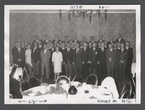 Emory birthday party - Class of 1951 group portrait photograph