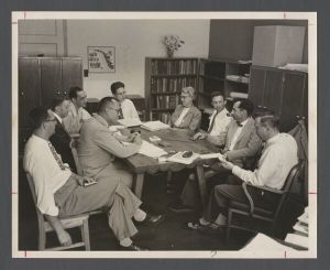 Department of Teacher Education - Group seated at table