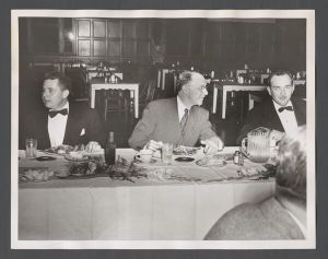 Fraternities, Sigma Delta Chi - Dean Judson C. Ward, Atlanta mayor William Hartsfield, and John Henry