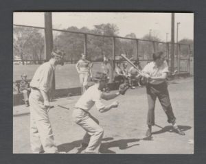 School of Dentistry, 1950s - Baseball game