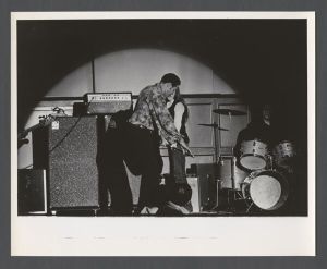 Students, groups, 1970s - Band on stage