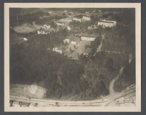 Aerial campus photographs - Emory quad