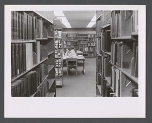 Library Special Collections - Students studying in library