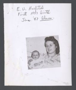 School of Medicine - First baby born in 1947 at Emory Hospital