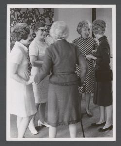 School of Nursing - Women speaking including Dean of Nursing, Ada Fort