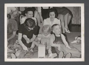 Nursery School - Teachers playing with children