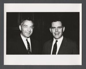 Administrators - Emory President Sanford Atwood with unidentified man