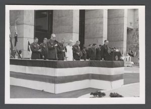 School of Medicine - Dedication of Moncrief Army Hospital at Fort Jackson, South Carolina
