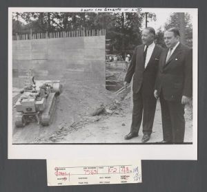 Law School - Men looking at construction site