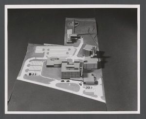 School of Medicine - Architectural model of the Communicable Disease Center building