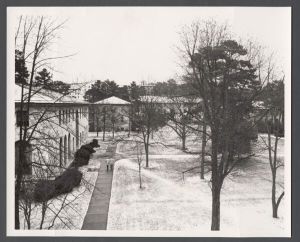 Campus photographs, 1910-1960 - Emory quad in snow
