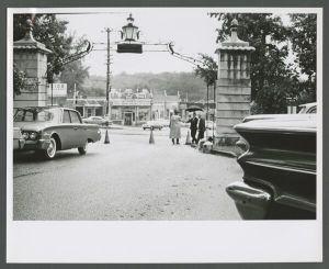 Emory Village - View of Emory Village from entrance to Emory University