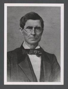 Library Special Collections - Print portrait of Emory President Augustus Longstreet