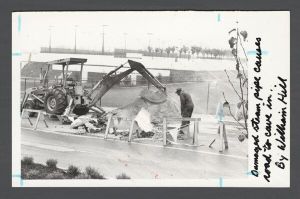 Public Safety - Damaged steam pipe causes road to collapse