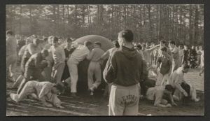 Pushball - Game with crowd looking on