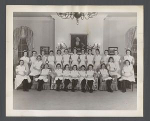 School of Nursing - Group portrait of student nurses