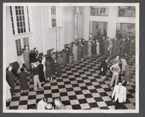 Parent's Day, 1940s-1950s - Reception in the Alumni Memorial building