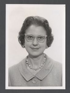 Faculty and staff, identified individuals - Dr. Althea Tibbs, Orthoptic School