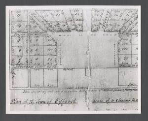 Library Special Collections - Plan for the town of Oxford, Georgia