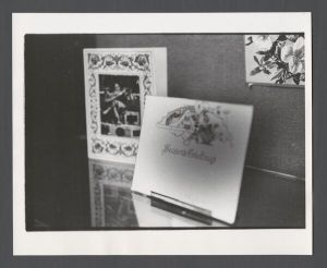 Library Special Collections - Christmas card display